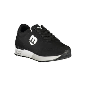 Schwarzer Polyester Sneaker