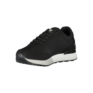 Schwarzer Polyester Sneaker