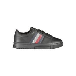 Schwarzer Polyester Sneaker