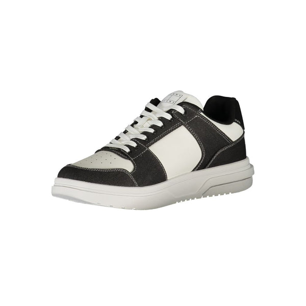Schwarzer Polyester Sneaker