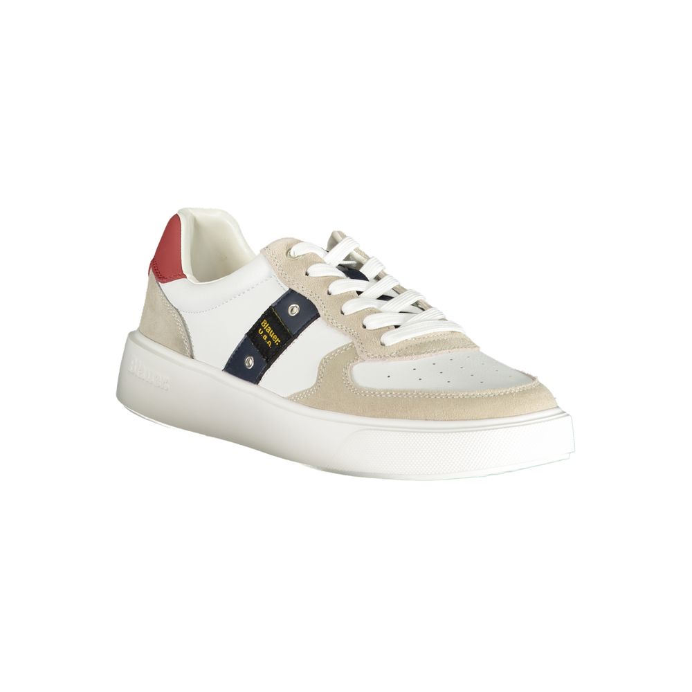 Weißes Polyethylen Herren Sneaker