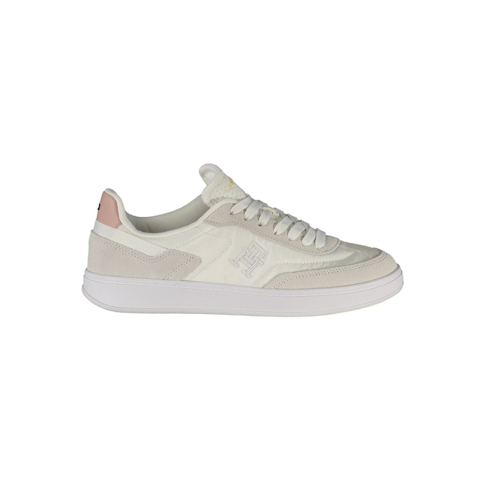 Weißes Polyethylen Damen Sneaker