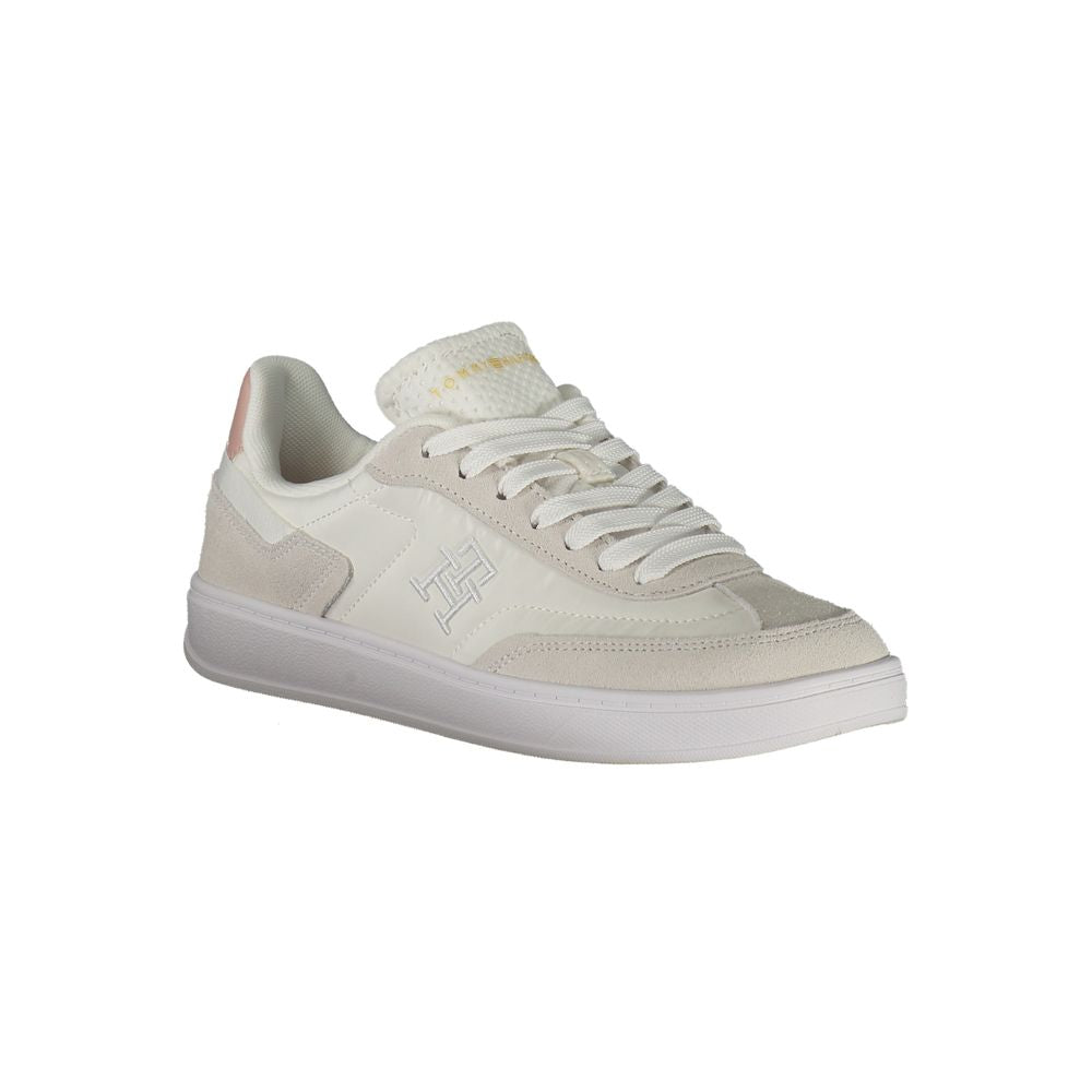 Weißes Polyethylen Damen Sneaker