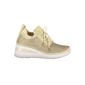 Beige Polyester Damen Sneaker