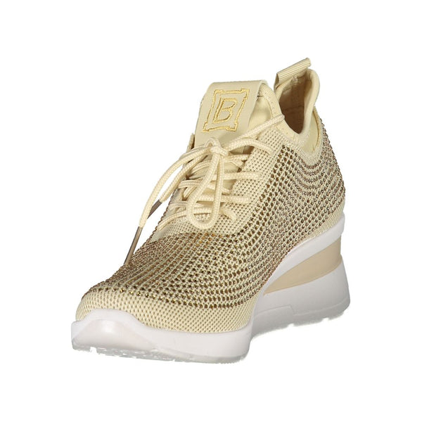 Beige Polyester Damen Sneaker