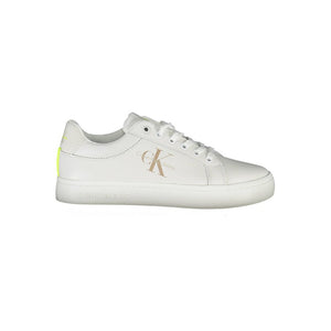 Weißes Leder Damen Sneaker