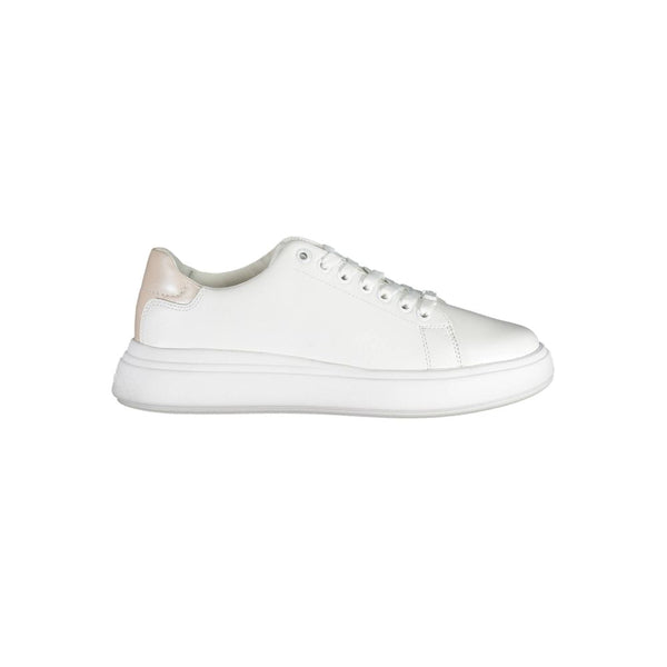 Weißes Leder Damen Sneaker