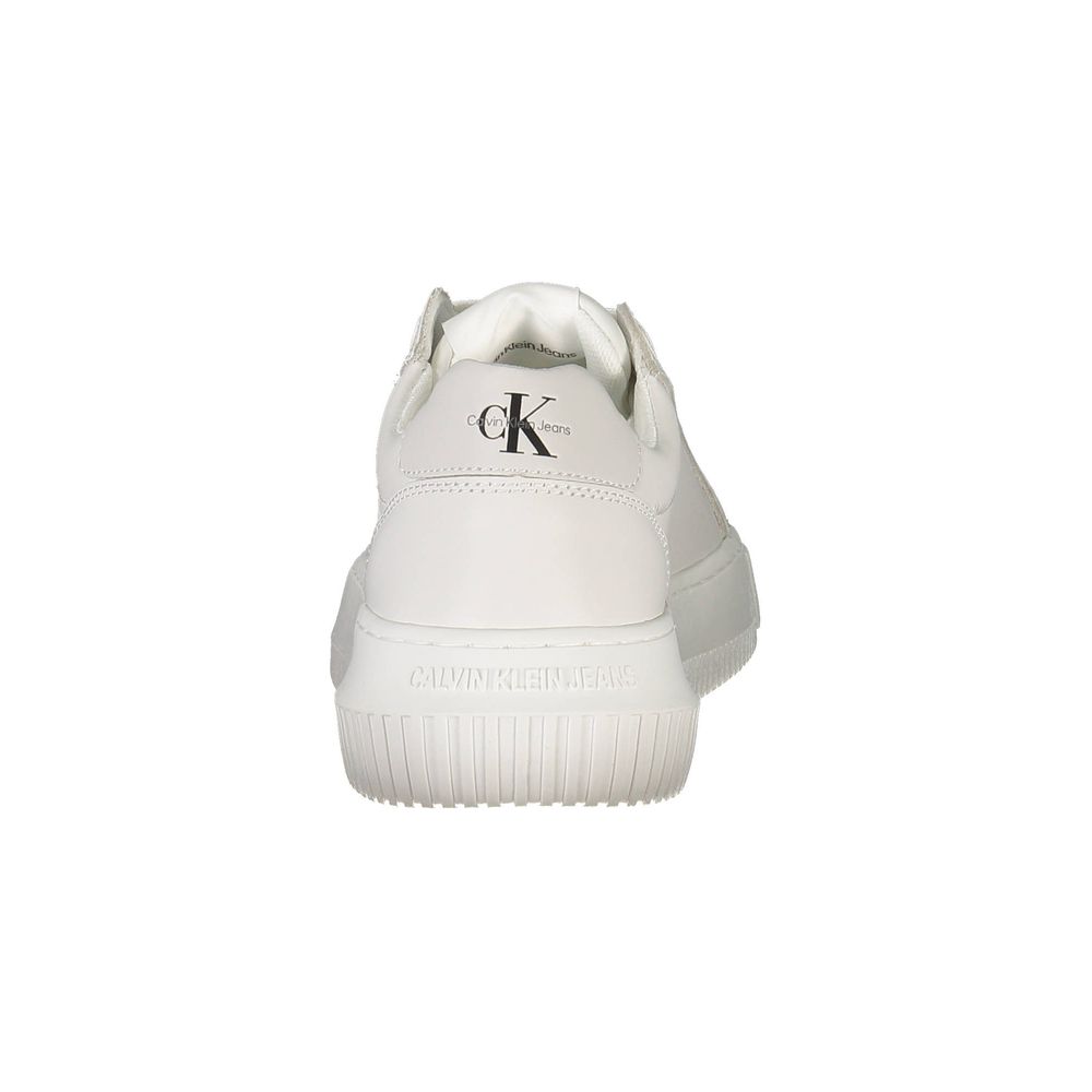 Weißer Polyester Damen Sneaker