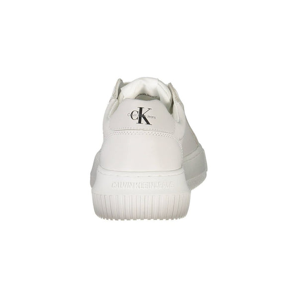 Weißer Polyester Damen Sneaker