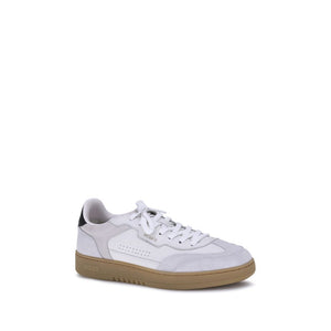 Weiße Kalbshaut Bos Taurus Sneakers mit niedrigem Schaft