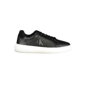 Schwarzes Polyethylen Herren Sneaker