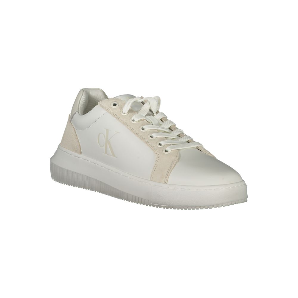 Weißes Polyethylen Herren Sneaker