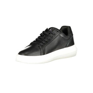 Schwarzes Polyethylen Herren Sneaker