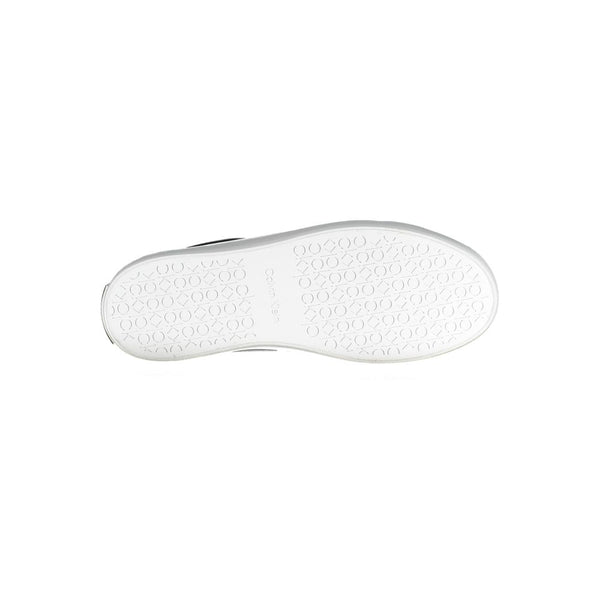 Schwarzes Leder Damen Sneaker