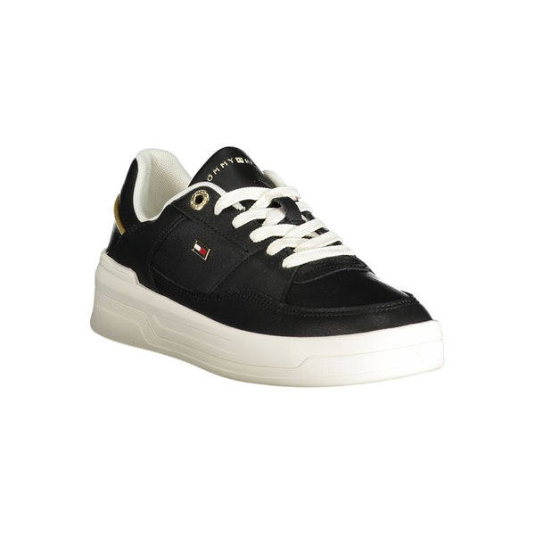 Schwarzer Polyethylen Damen Sneaker