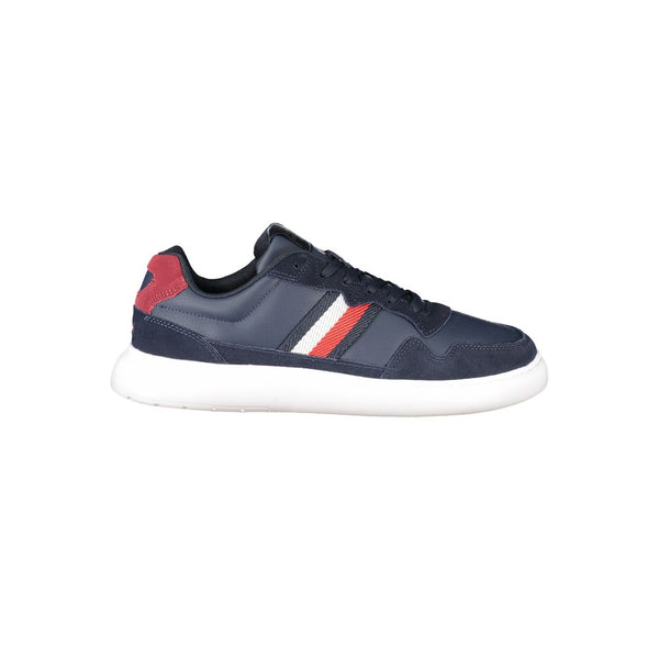 Blaue Leder Herren Sneaker