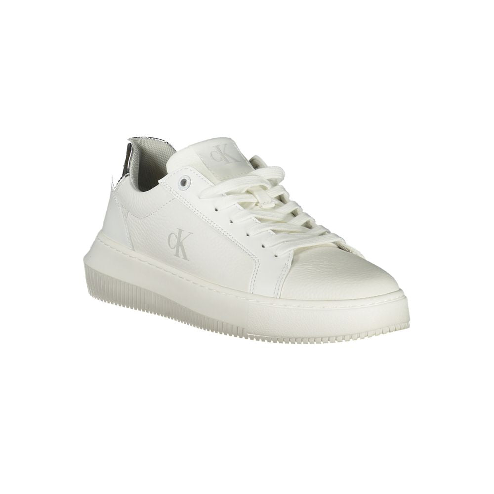 Weißes Polyethylen Damen Sneaker