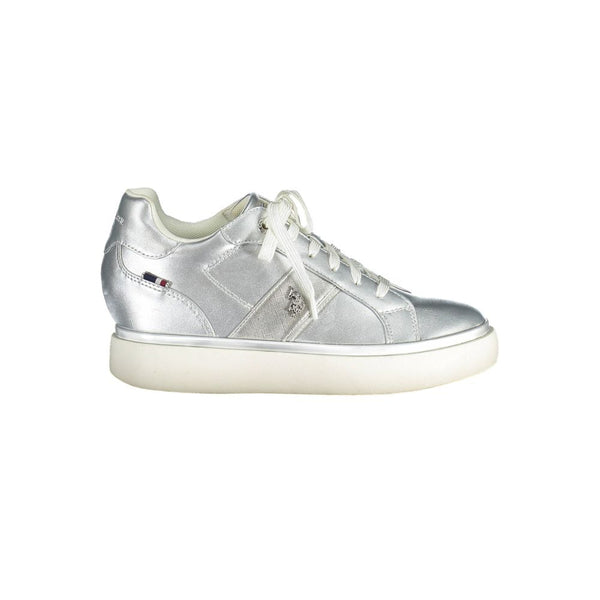 Graue Polyester Damen Sneaker
