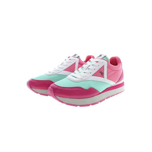 Rosa Polyester Damen Sneaker