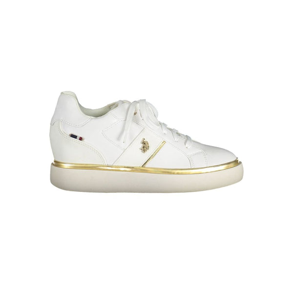 Weißer Polyester Damen Sneaker