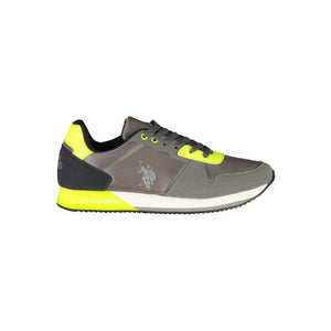 Brauner Polyester Herren Sneaker