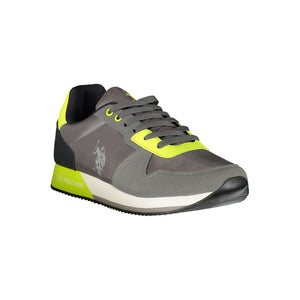 Brauner Polyester Herren Sneaker