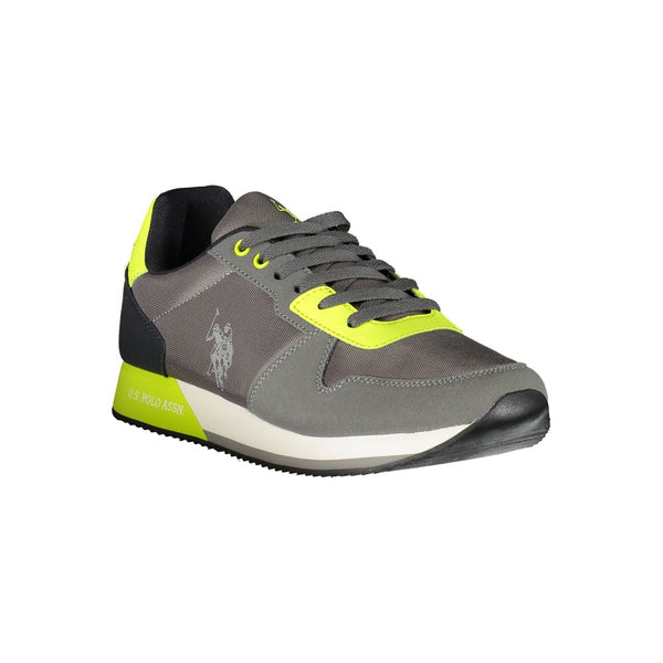 Brauner Polyester Herren Sneaker