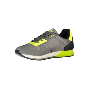 Brauner Polyester Herren Sneaker