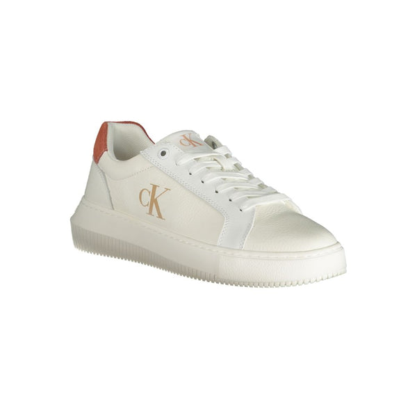 Weißes Polyethylen Damen Sneaker