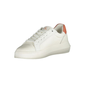 Weißes Polyethylen Damen Sneaker