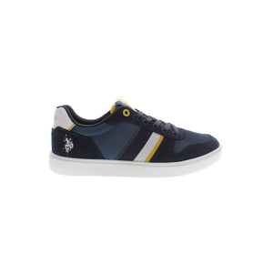 Blauer Polyester Herren Sneaker