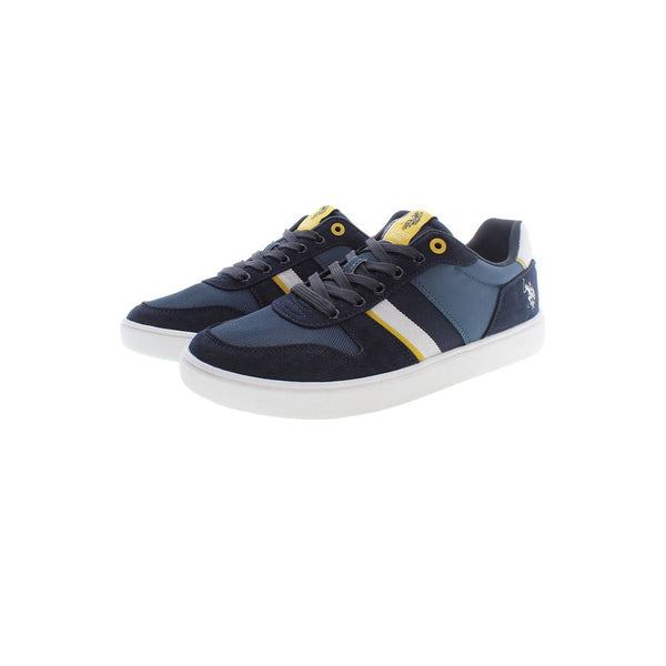 Blauer Polyester Herren Sneaker