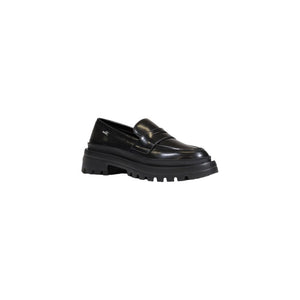 Schwarze Polyethylen-Plateau-Pumps