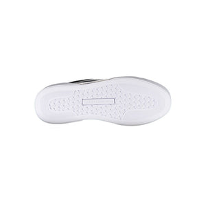 Schwarzes Leder Damen Sneaker