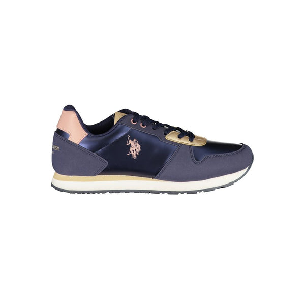 Blauer Polyester Sneaker