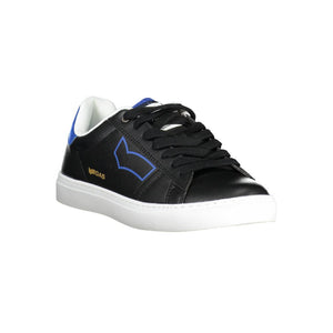 Schwarzer Polyester Sneaker