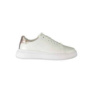 Sneaker aus weißem Polyester