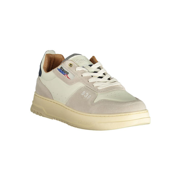 Weißes Polyethylen Herren Sneaker
