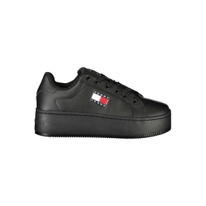 Schwarzer Polyethylen Damen Sneaker