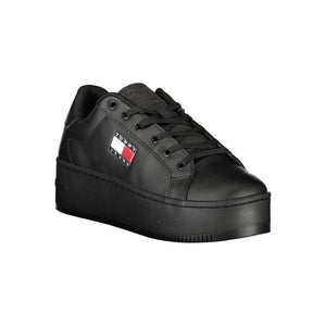 Schwarzer Polyethylen Damen Sneaker