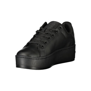 Schwarzer Polyethylen Damen Sneaker