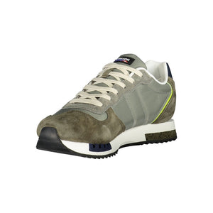 Grüner Polyester Herren Sneaker