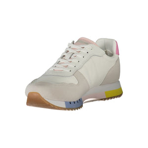 Weißes Leder Damen Sneaker