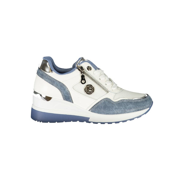 Blau Synthetik Damen Sneaker
