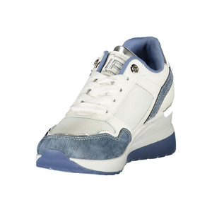 Blau Synthetik Damen Sneaker
