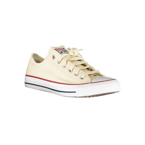 Beige Baumwolle Damen Sneaker