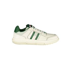 Grünes Leder Herren Sneaker