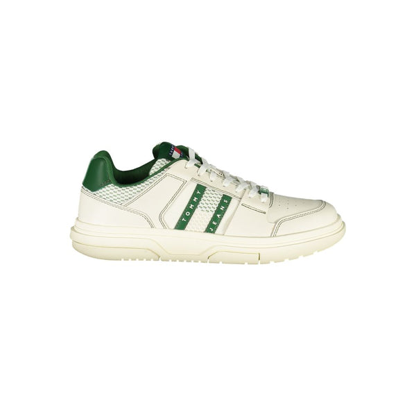 Grünes Leder Herren Sneaker