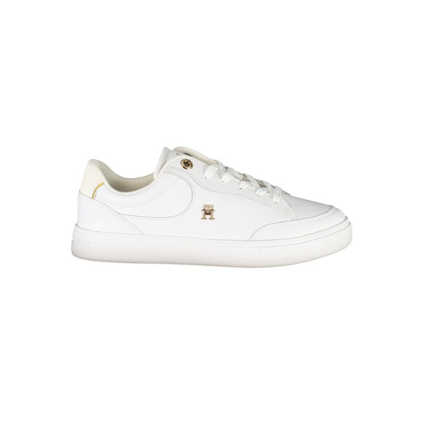 Weißes Leder Damen Sneaker