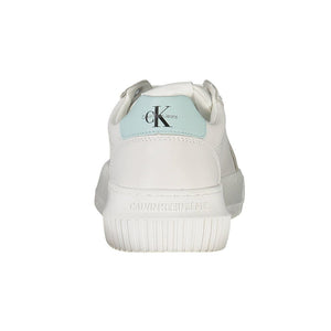 Weißer Recycelter Polyester Damen Sneaker